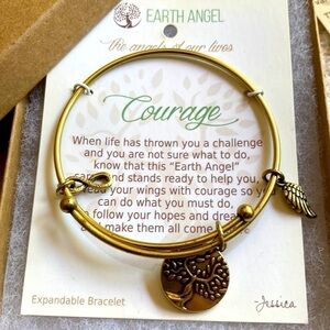 NWT Earth angel “ courage bracelet “ in gift box​​​​​​​​​​​​​​​